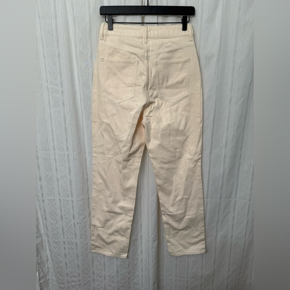 We The Free Cream High Ride Straight Leg Jeans - Picture 2 of 6